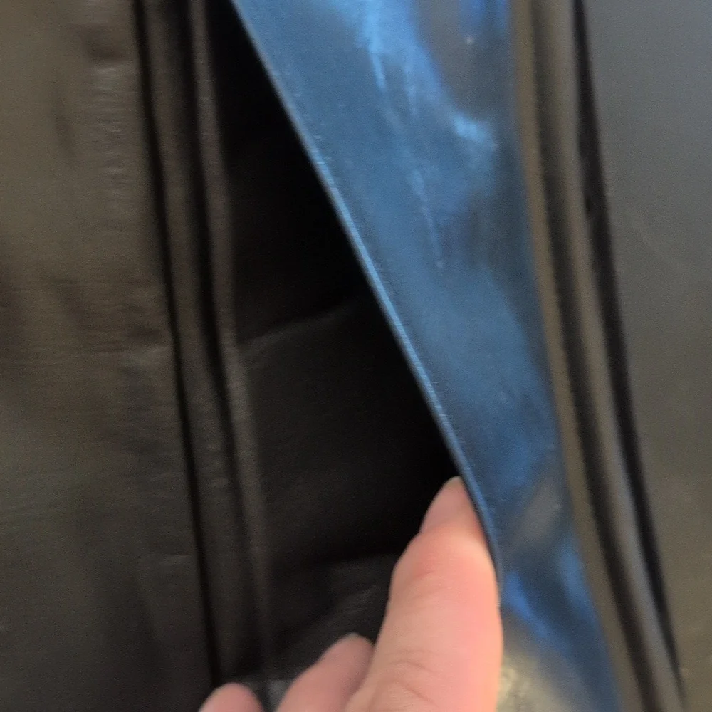 Blue Vinyl Bible Cover